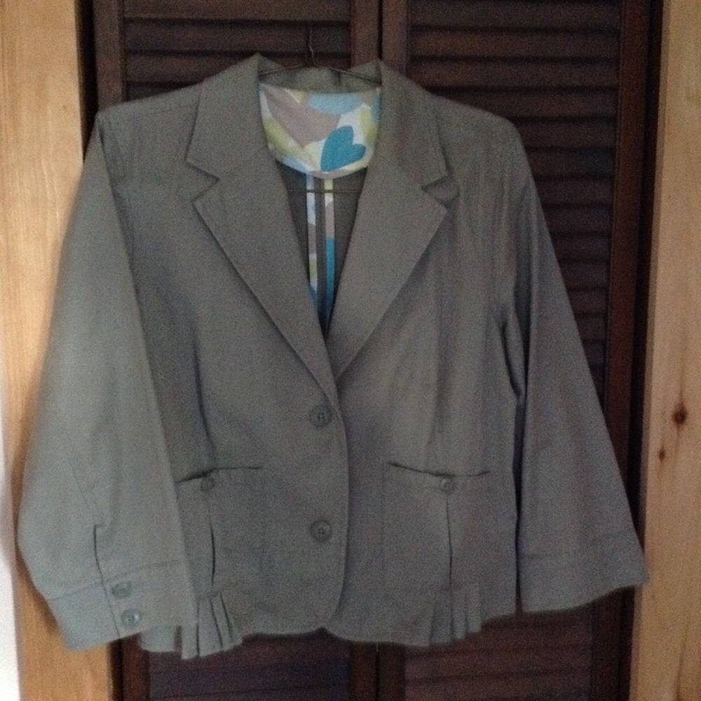 Sage green Cotton Jacket